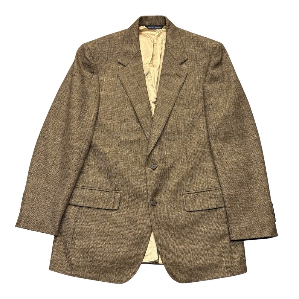 VTG Brooks Brothers Lambswool Tweed Blazer Men's‎ 39R Union Made in USA